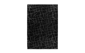 Teppich Bijou 125 in schwarz/silber, ca. 120 x 170 cm