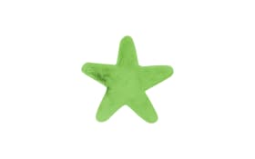 Hochflorteppich Star in grün, 60 x 63 cm