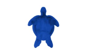 Hochflorteppich Turtle 1325 in blau, 68 x 90 cm