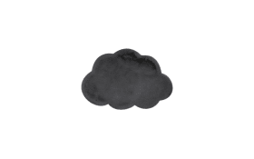 Hochflorteppich Cloud in anthrazit, 60 x 90 cm