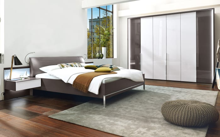Schlafzimmer San Diego In Havanna Nachbildung Glas Weiss Online Bei Hardeck Kaufen